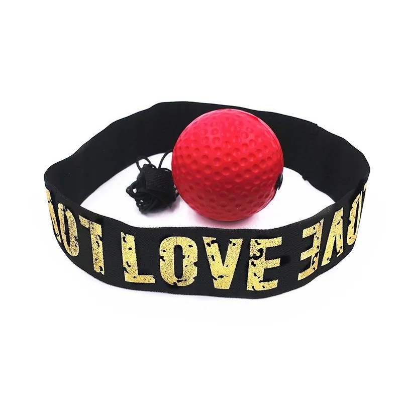 4-In-1 Head-Mounted Boxing Ball Set for Speed Training & Reaction