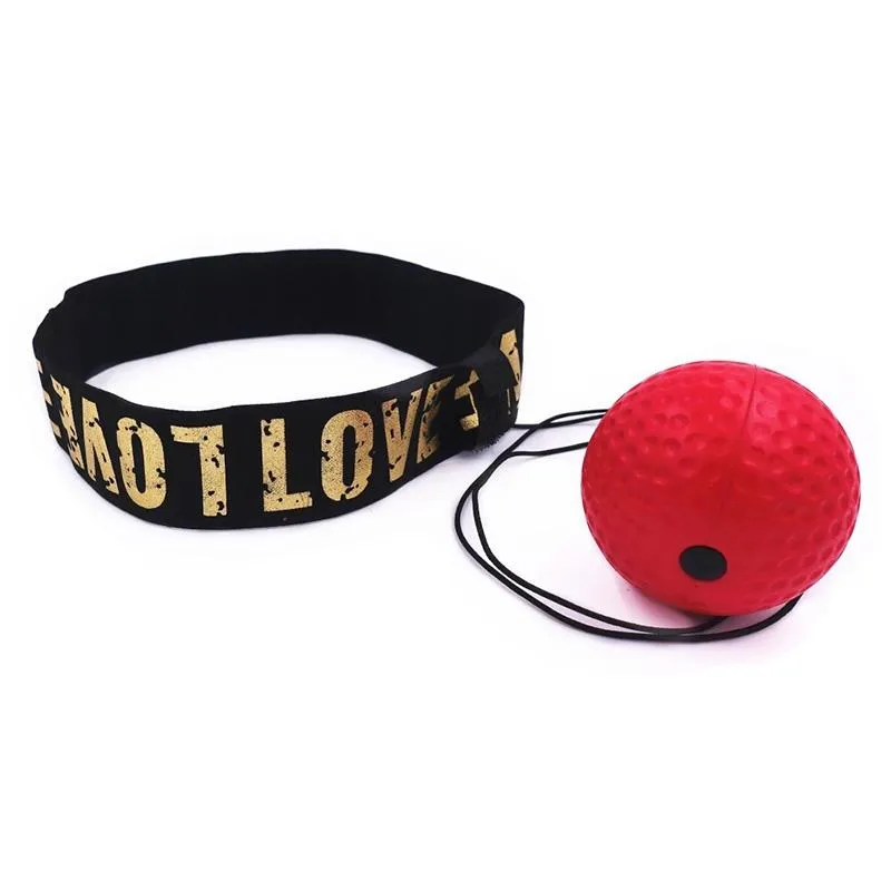 4-In-1 Head-Mounted Boxing Ball Set for Speed Training & Reaction