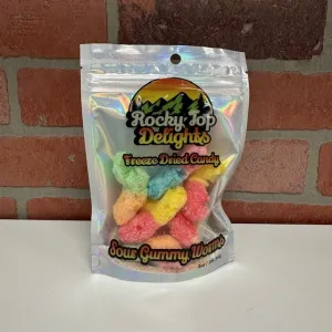 Candy - Freeze Dried - Sour Gummy Worms