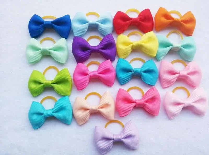 Cute Ribbon Hair Bows for Pets