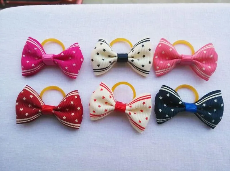 Cute Ribbon Hair Bows for Pets
