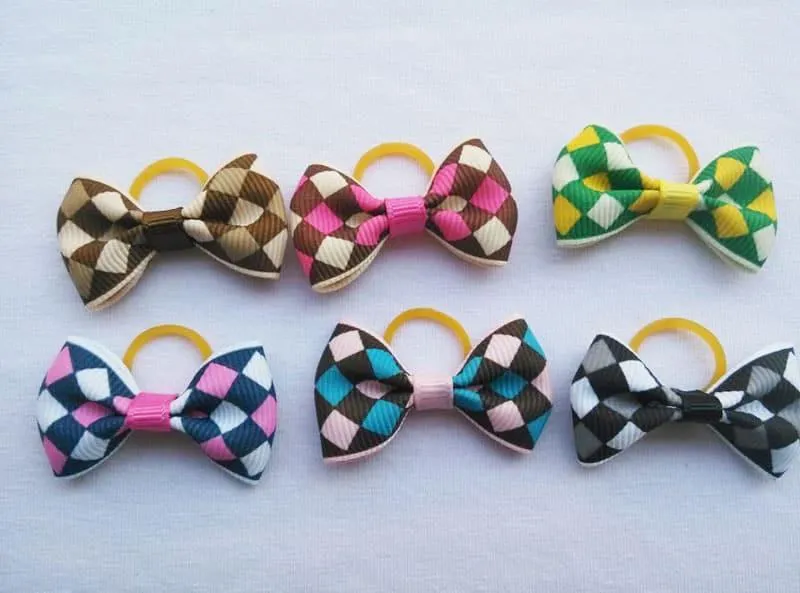 Cute Ribbon Hair Bows for Pets