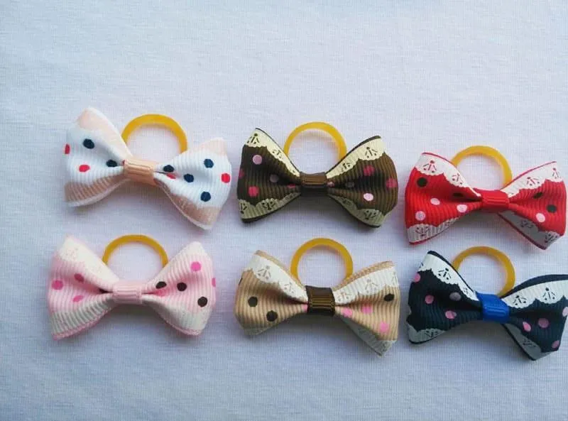 Cute Ribbon Hair Bows for Pets