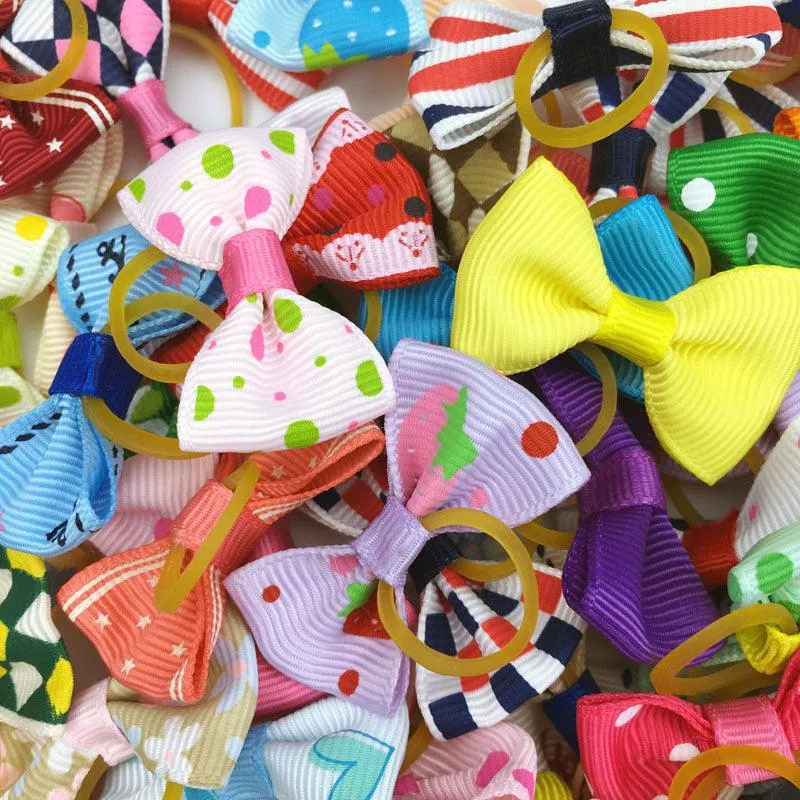 Cute Ribbon Hair Bows for Pets