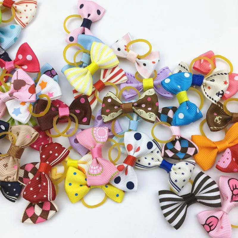 Cute Ribbon Hair Bows for Pets