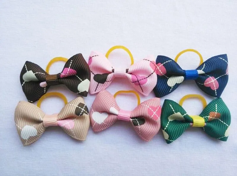 Cute Ribbon Hair Bows for Pets