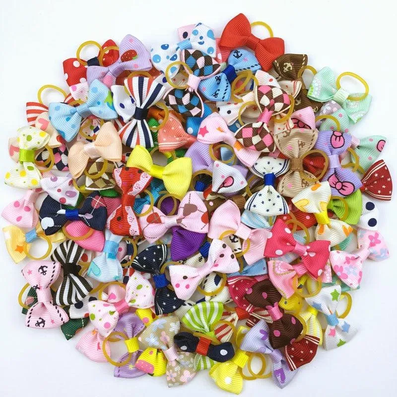 Cute Ribbon Hair Bows for Pets
