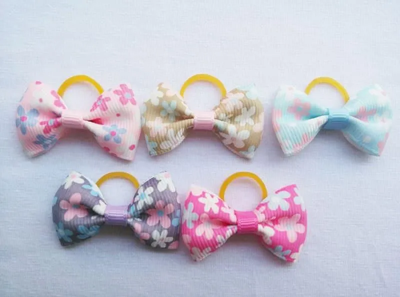 Cute Ribbon Hair Bows for Pets