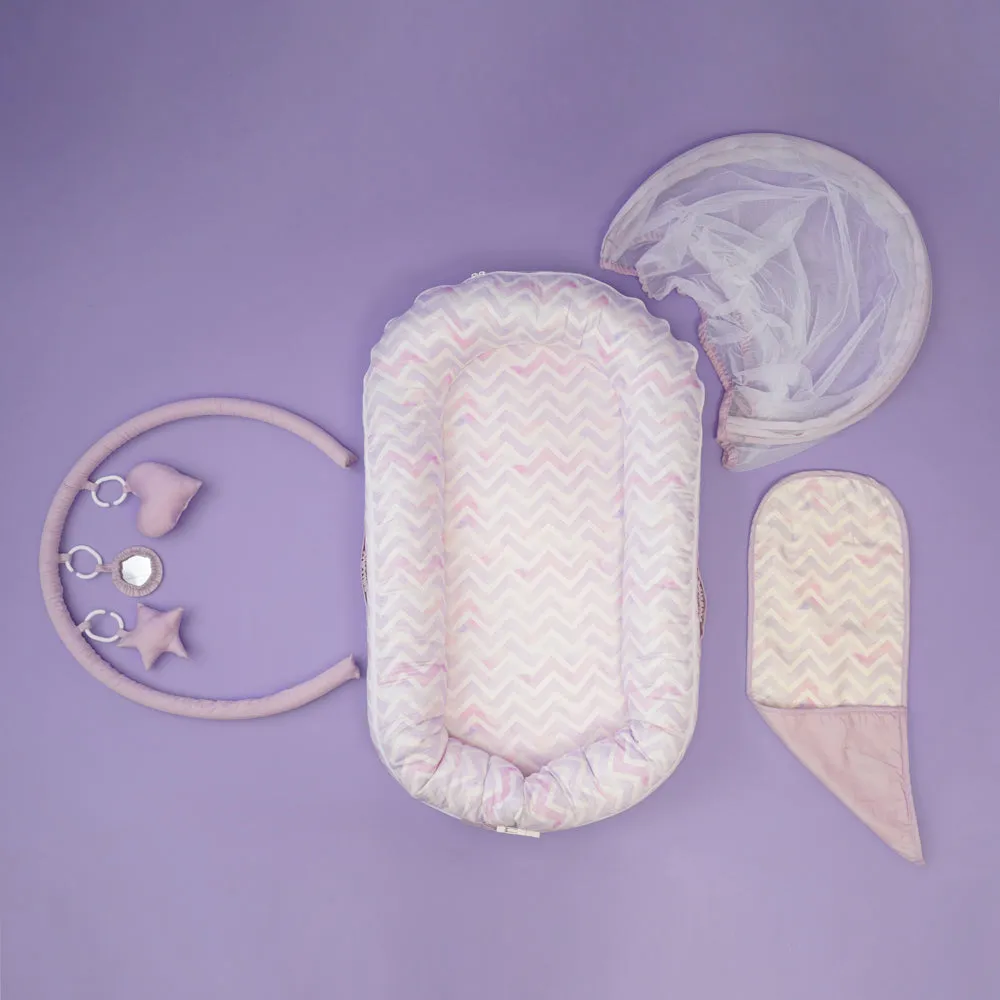 Fancy Fluff Organic Baby Cocoon -  Pixie Dust
