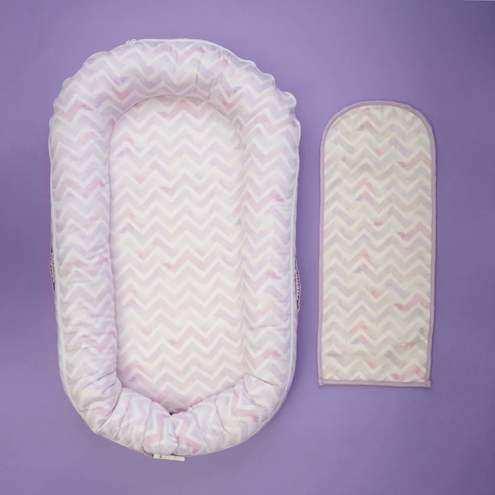 Fancy Fluff Organic Baby Cocoon -  Pixie Dust