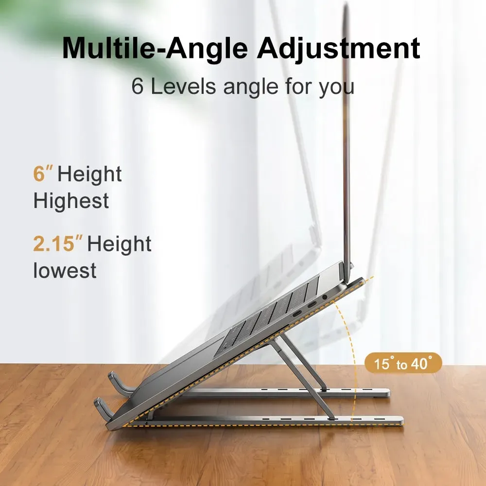 Foldable Laptop Stand Aluminum Notebook Support for Macbook Air Pro Pc Portable Computer Bracket Holder for Desk