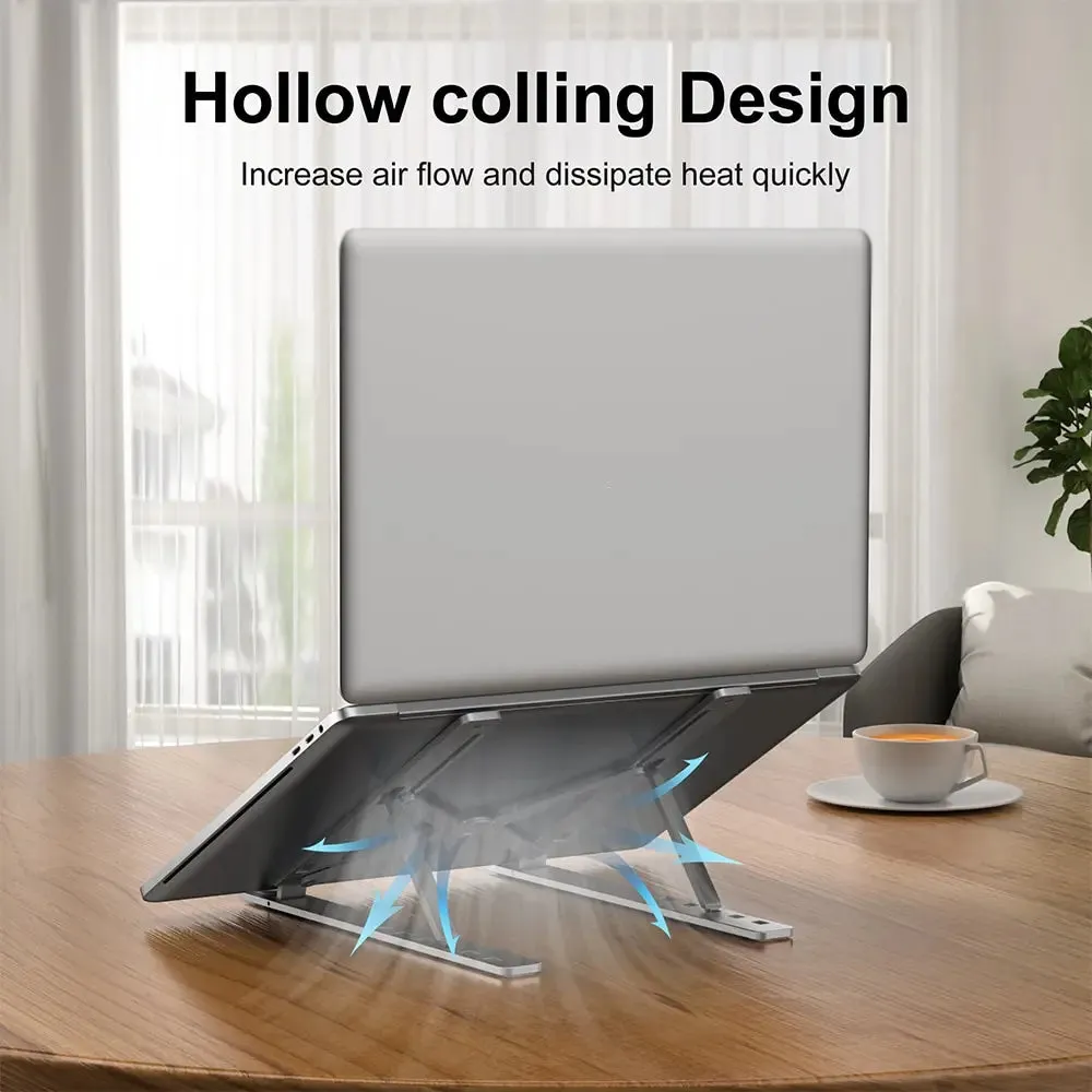Foldable Laptop Stand Aluminum Notebook Support for Macbook Air Pro Pc Portable Computer Bracket Holder for Desk