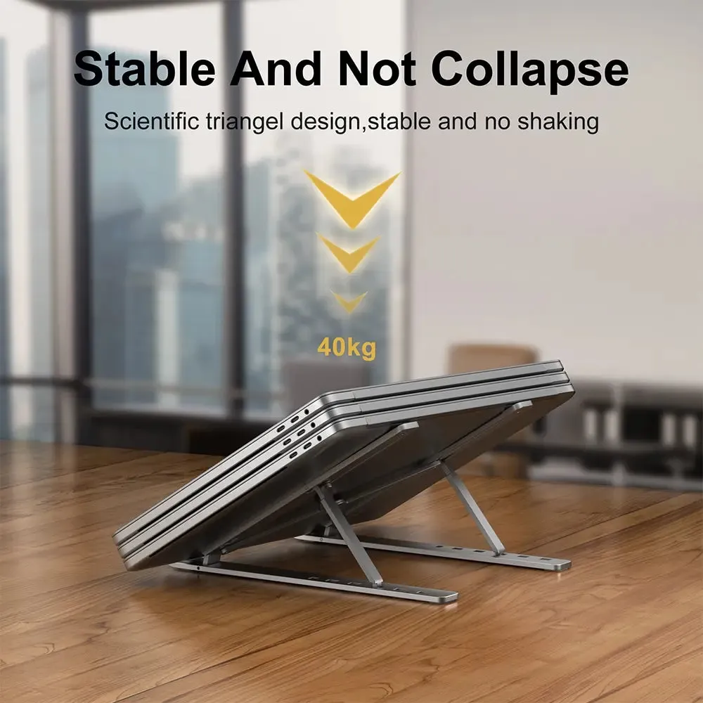 Foldable Laptop Stand Aluminum Notebook Support for Macbook Air Pro Pc Portable Computer Bracket Holder for Desk