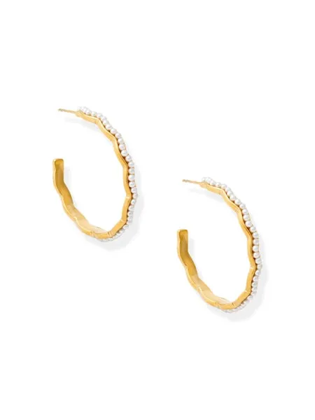 Kaia Pearl Hoops