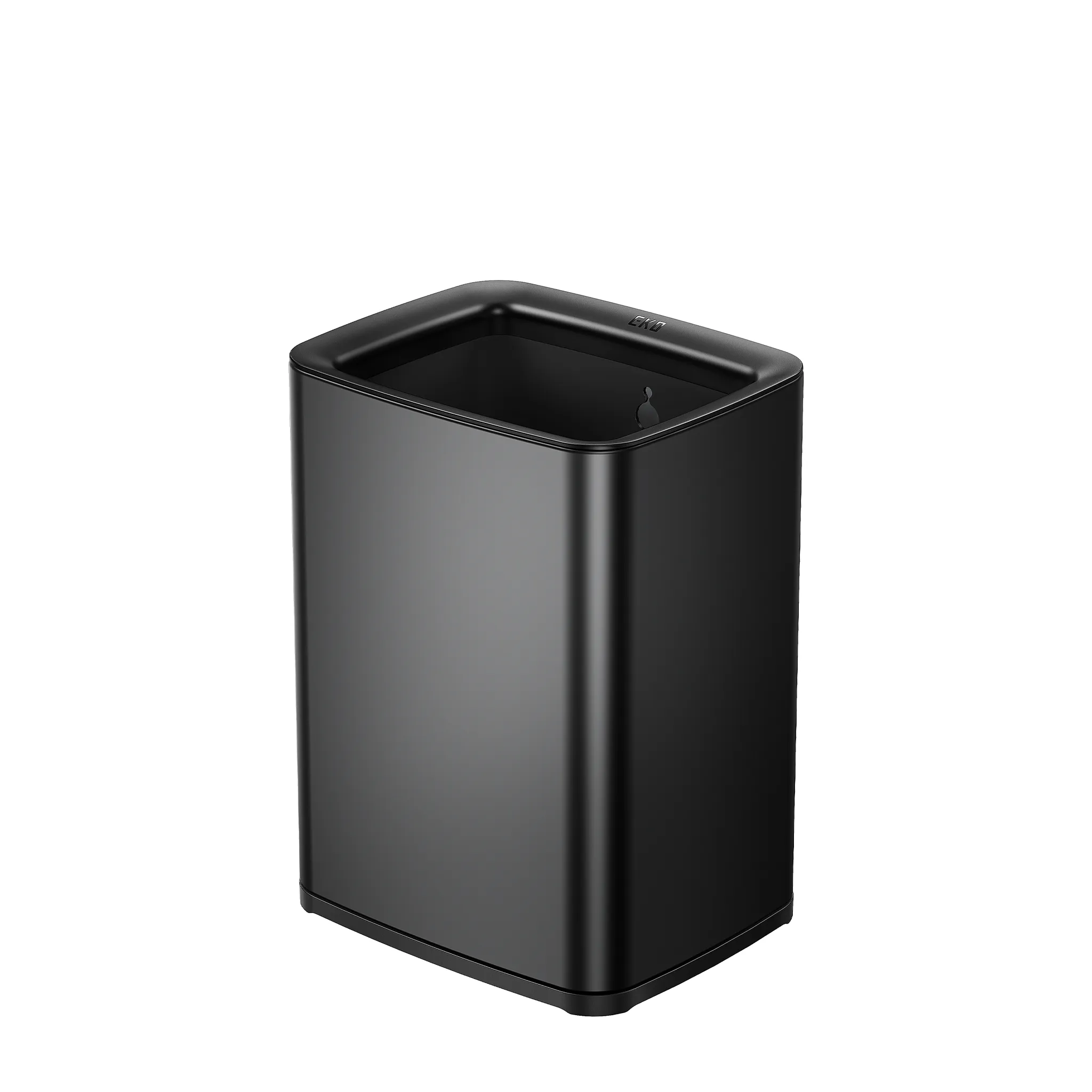 Laguna 2.6 Gallon/10L Open Top Trash Can with Removable Inner Basket,Matte Black