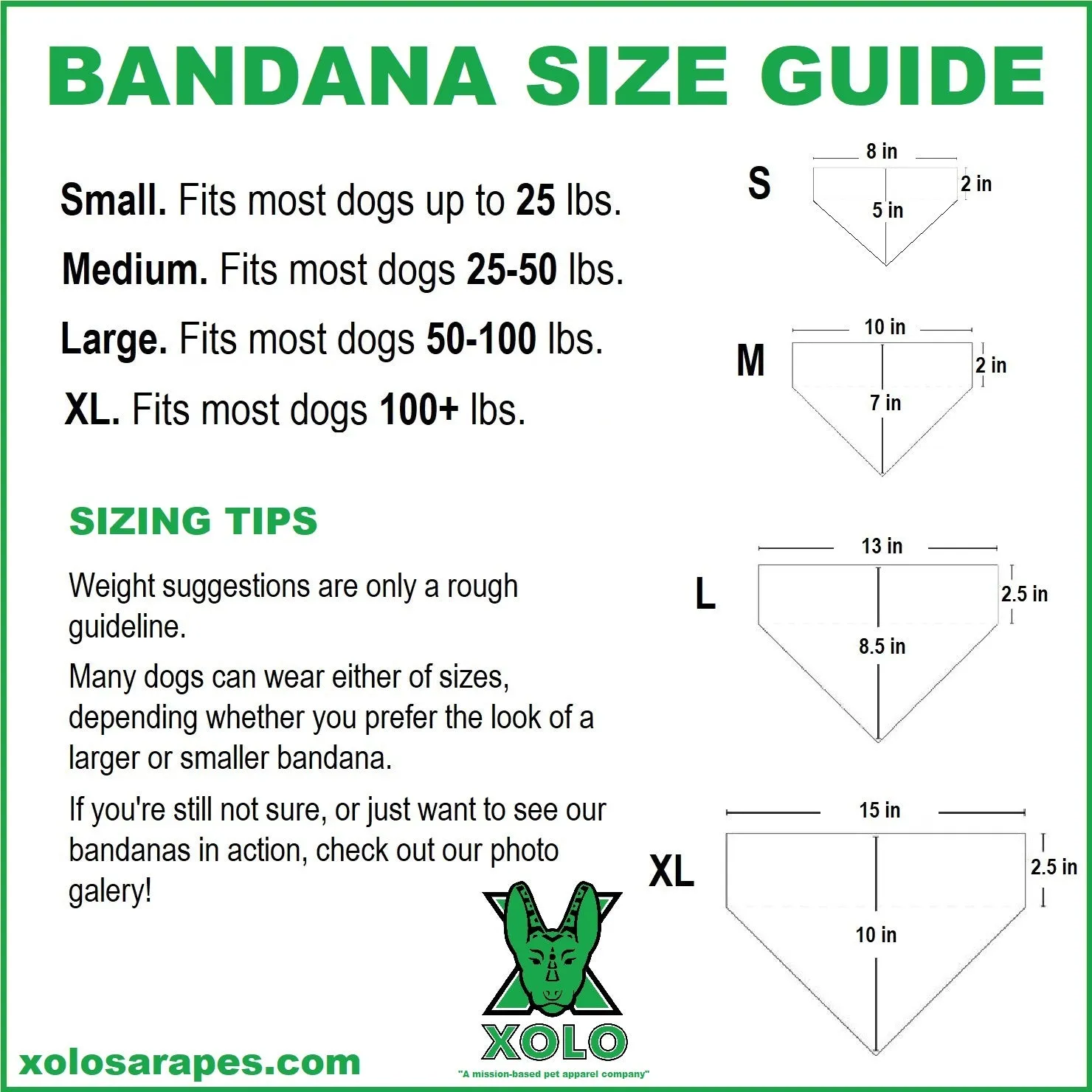 LARGE BLACK SARAPE DOG BANDANA 15