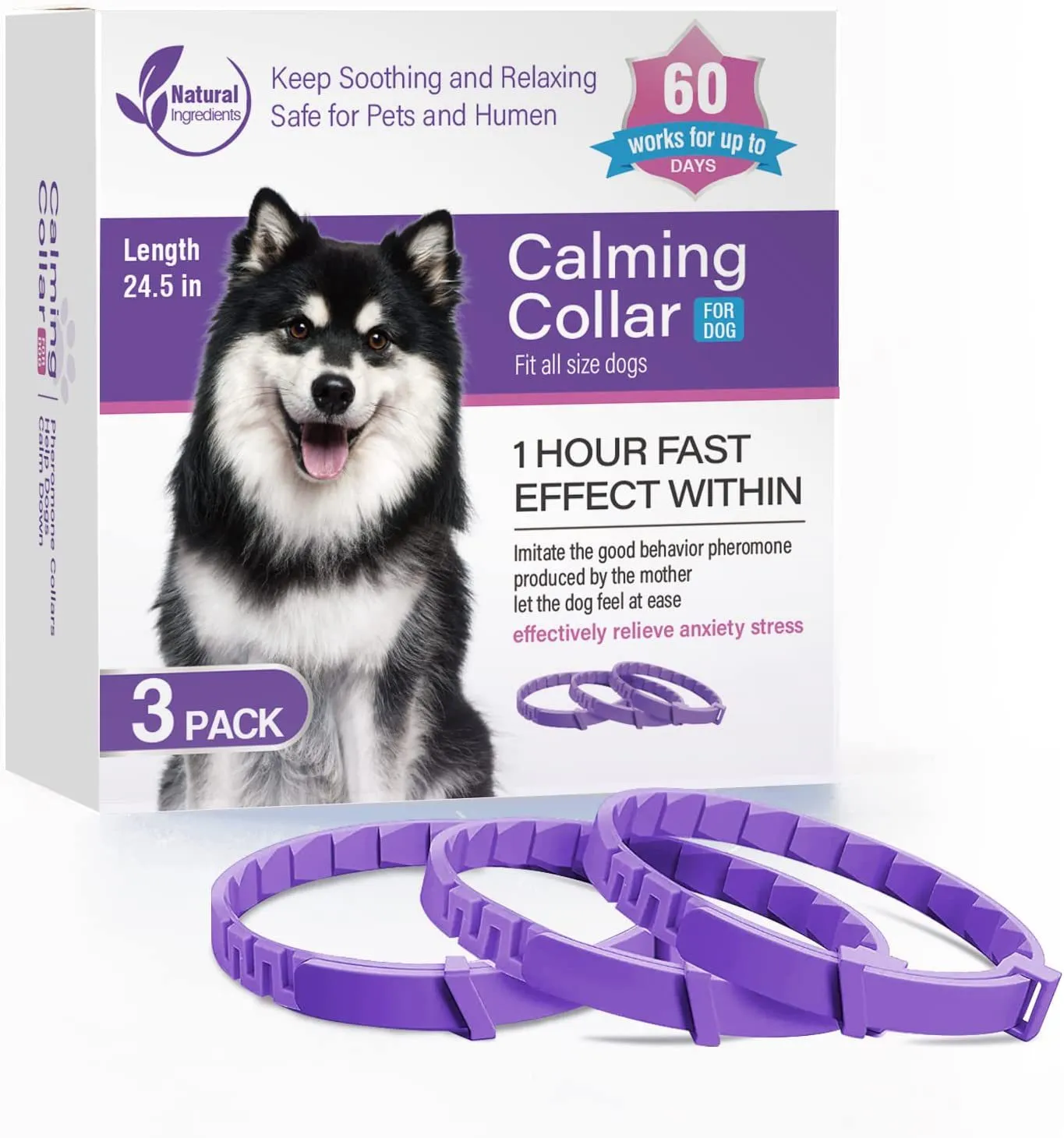 Pet Soothing Calming Collar Cat- Relieves Anxiety