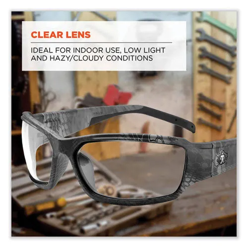 Skullerz Thor Safety Glasses, Kryptek Tyhpon Nylon Impact Frame, Clear Polycarbonate Lens, Ships In 1-3 Business Days